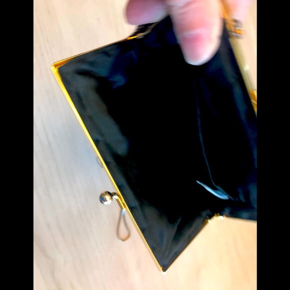 Vintage black beaded bag - Picture 4 of 6